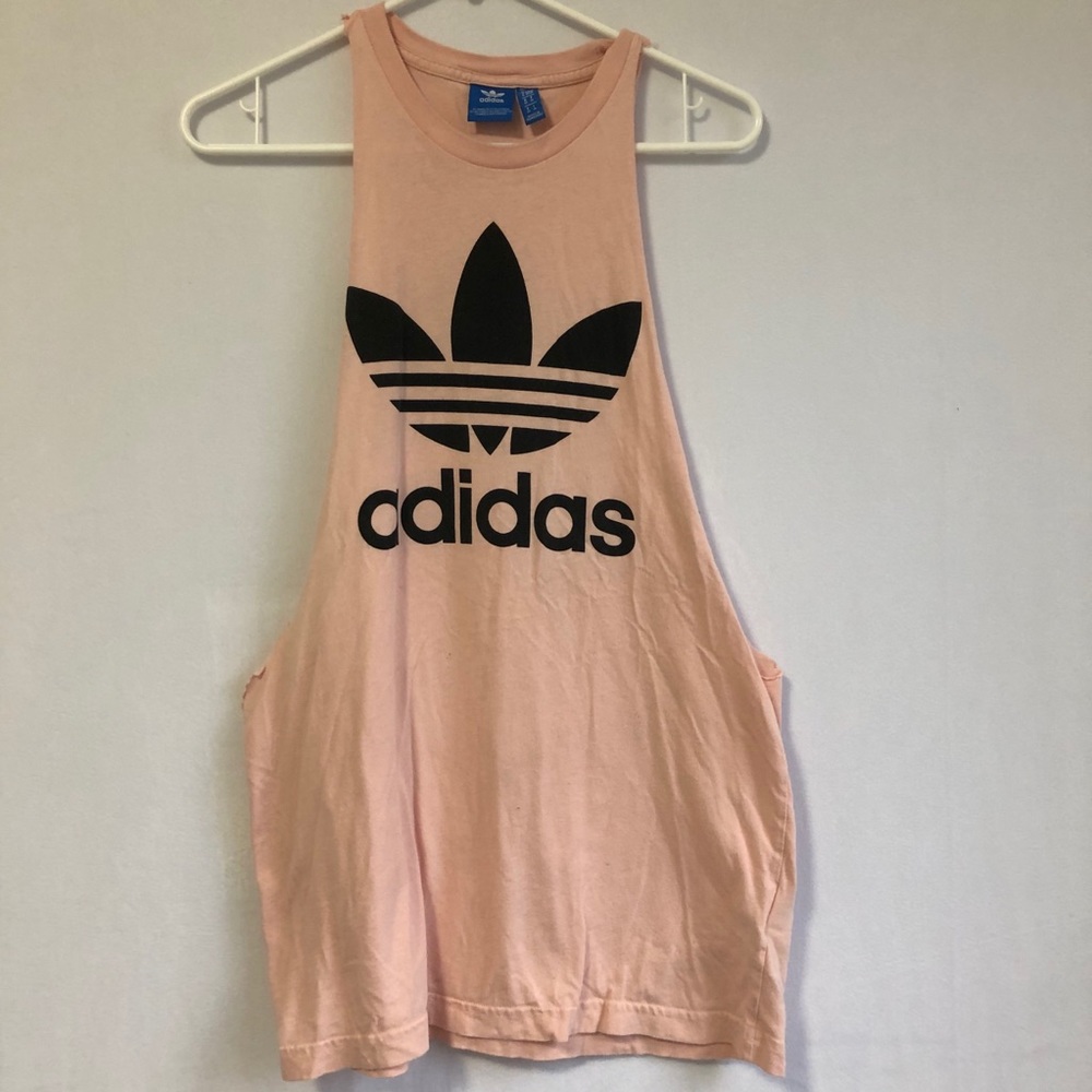 Adidas cut off sleeve top